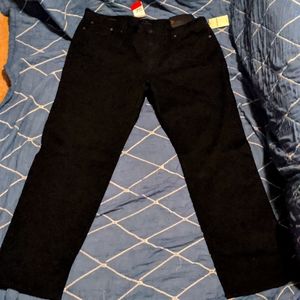 Lucky Brand Black Jeans, Straight Legged